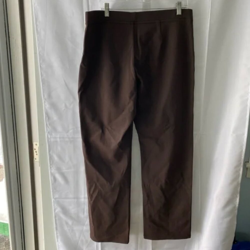 Eileen‎ Fisher Straight Pant Yoke Rayon Knit Musel Brown size XL - Picture 3 of 5